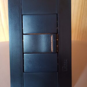 LLAVE ARMADA NEGRA 1 PUNTOS L. RECTA CIOCCA PLAST BARI