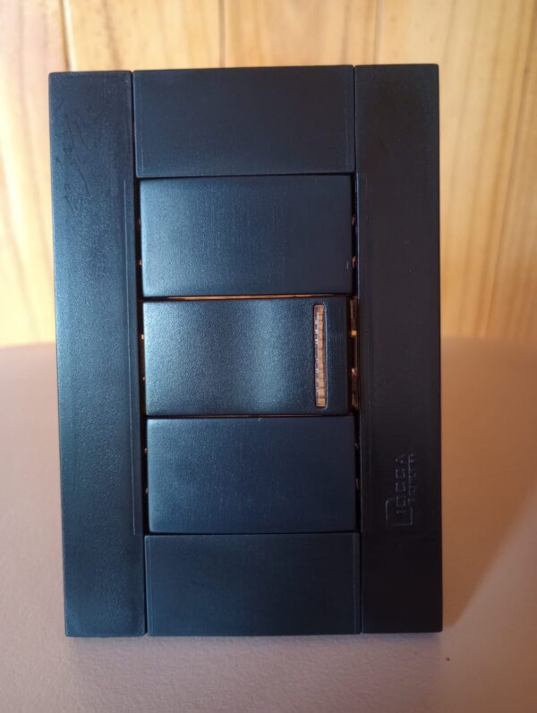 LLAVE ARMADA NEGRA 1 PUNTOS L. RECTA CIOCCA PLAST BARI