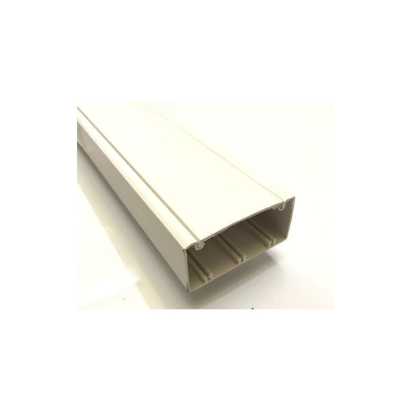 64afd206-7bd0-4550-a59a-94a9d2dd38d8 CABLE CANAL X 2 MTS P.V.C 14X7MM C/ADHESIVO BLANCO (50)