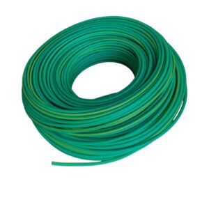 CABLE LUXOM 1X4MM X100 MTS VERDEAMARILLO (**)