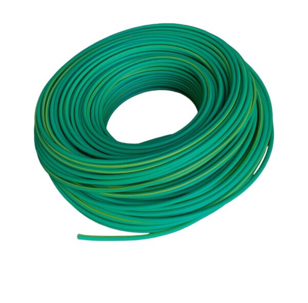 CABLE LUXOM 1X4MM X100 MTS VERDEAMARILLO (**)