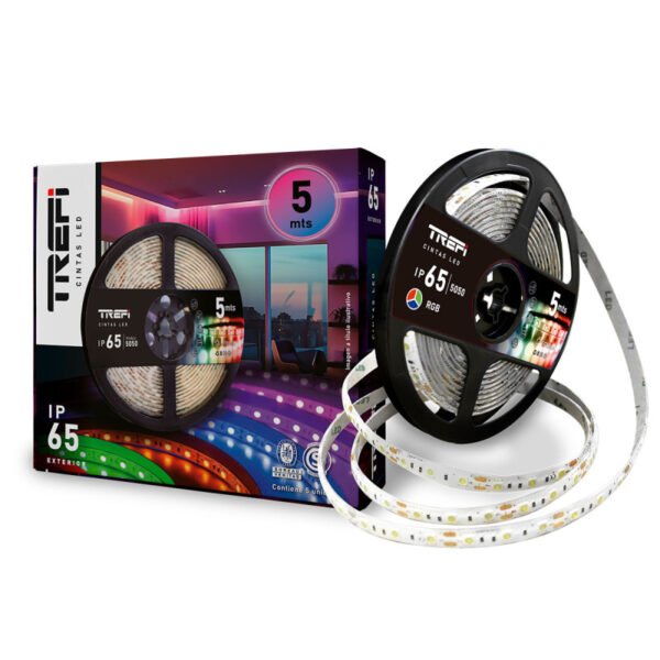 TIRA LED EXTERIOR RGB TREFI X 5MTS IP65 C/CONTROL (5)
