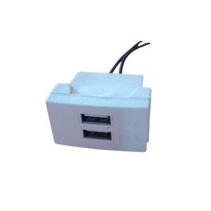 MODULO CARGADOR USB 1A-2A BARI BLANCO (12*)