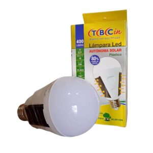 *LAMPARA LED 10W AUTONOMA SOLAR LUZ FRIA (10)*