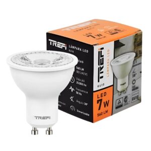 *DICROICA LED CALIDA TREFI GU10 7W 3000K ( 10 ) *