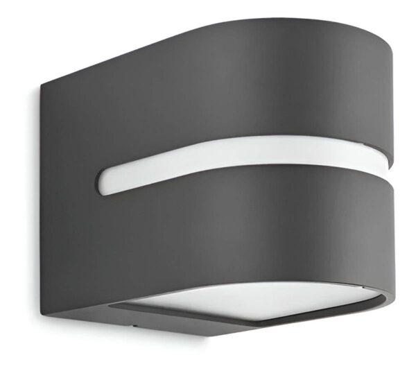 BIDIRECCIONAL 1 LUZ SEMI CILINDRO PVC (10)