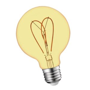 *LAMPARA FILAMENTO LED G-80 4W GOLDEN (10) (403802)