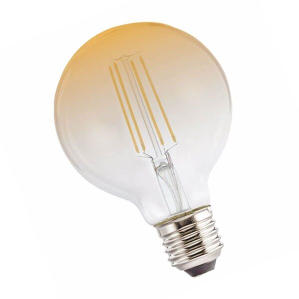 *LAMPARA GLOBO FILAMENTO 8W E27 G80 GOLDEN (20) (403136)*
