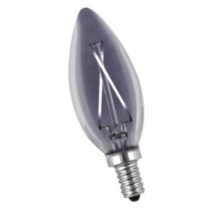 *LAMPARA FILAMENTO LED SMOKE GLASS VELA 3W E14 (10) (403258)*