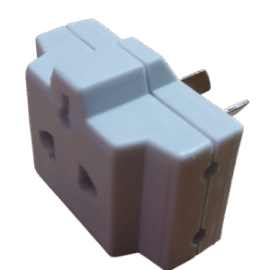 ADAPTADOR TRIPLE ESPIGAS PLANAS (50)