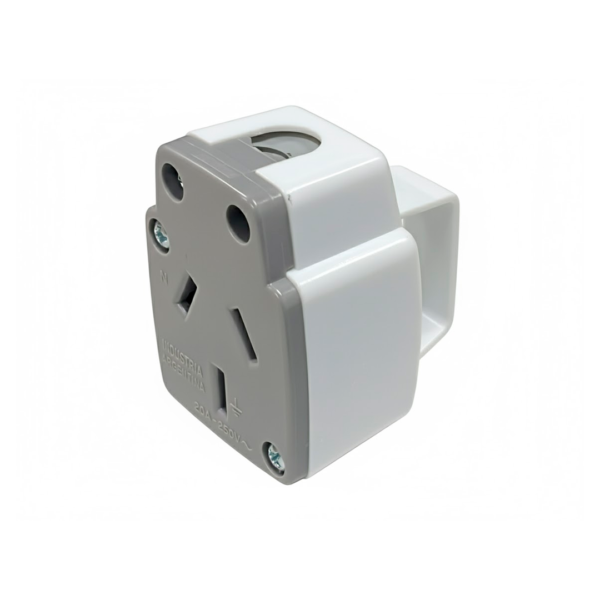 FICHA HEMBRA C/MANIJA 10A ESPIGA PLANA (100)