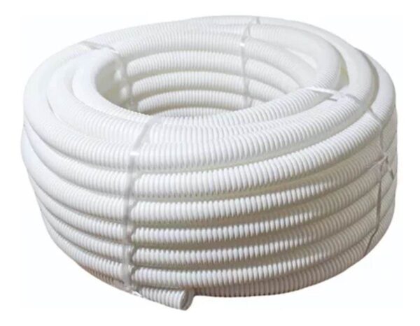 CAÑO CORRUGADO ANTILLAMA AD BLANCO 3/4 X25 MTS (10*)