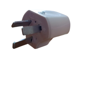 Ficha Macho Tripolar Blanco (200)