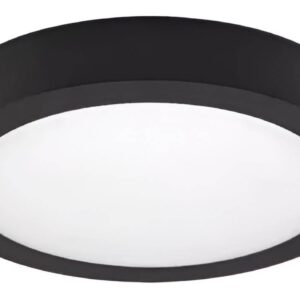 PLAFON LED NEGRO REDONDO APLICAR 18W TREFI (20)