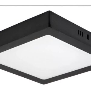 PLAFON LED NEGRO CUADRADO APLICAR 18W TREFI (20)