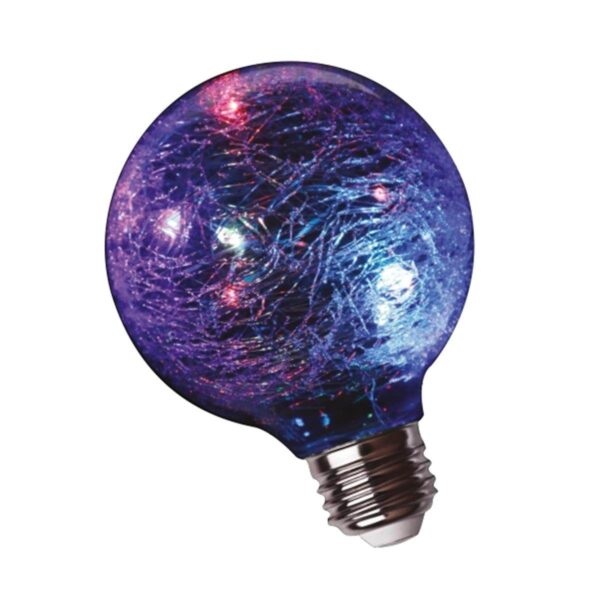 *LAMPARA LED 1W GLOBO ALAMBRE RGB (10) (403037)*