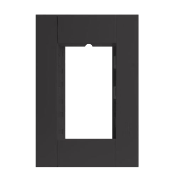 TAPA BASTIDOR NEGRO L/RECTA CIOCCA PLAS (100*)