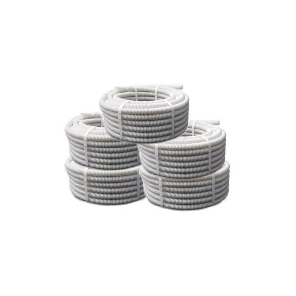 CAÑO FLEXIBLE ANTILLAMA BLANCO 3/4 X25 MTS (8)