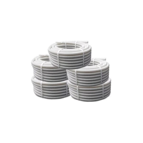 CAÑO FLEXIBLE ANTILLAMA BLANCO 2 X25 MTS (8)