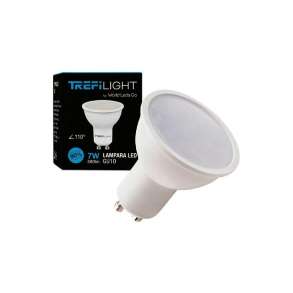*DICROICA LED FRIA TREFI GU10 7W 6000K ( 10 ) *