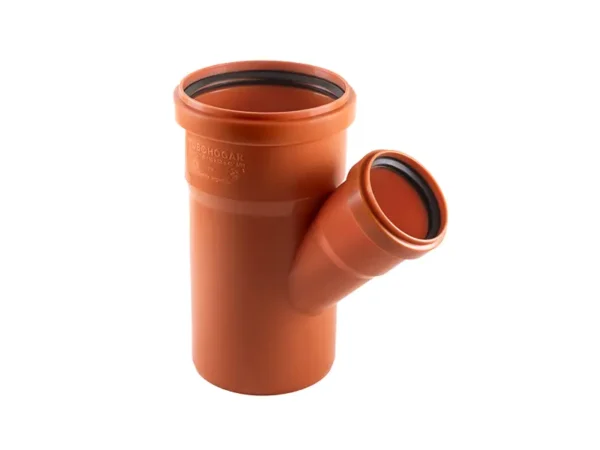 RAMAL SIMPLE A 45° Ø 50x50 MHH JUNTA ELASTICA