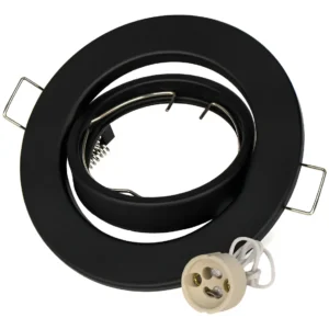 SPOT METALICO REDONDO NEGRO TREFI (10)